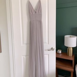 Lulu | Gray Bridesmaids Dress
